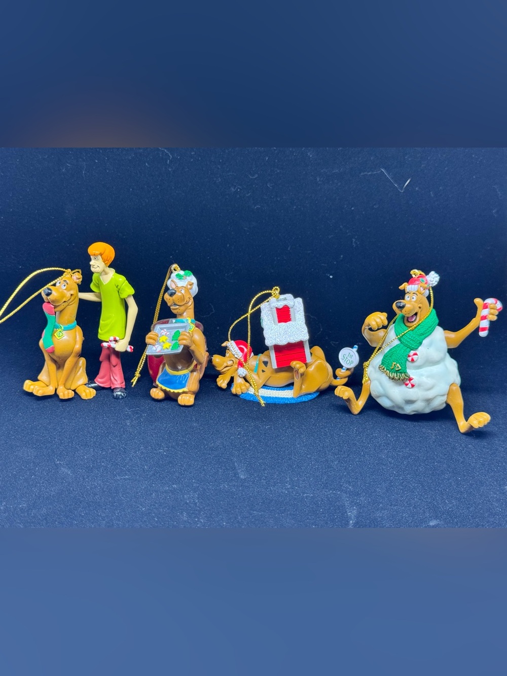 Lot of 4! 

4 Vintage SCOOBY DOO Christmas Ornaments - 2000 Hanna Barbera